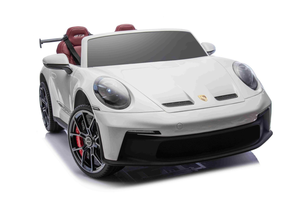 Masinuta electrica pentru 2 copii, Porsche 911 GT3 320W 24V 14Ah premium, culoare alba [15]