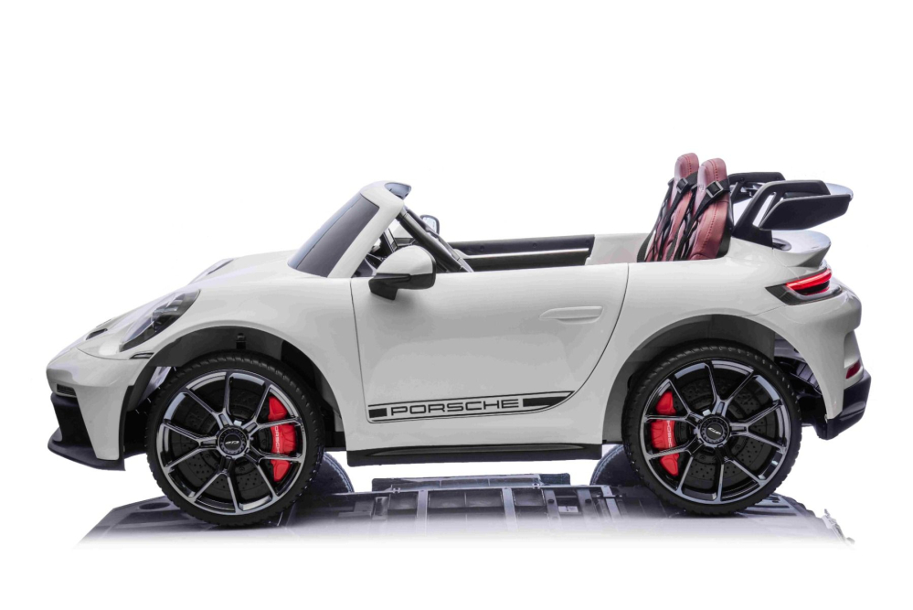 Masinuta electrica pentru 2 copii, Porsche 911 GT3 320W 24V 14Ah premium, culoare alba [6]