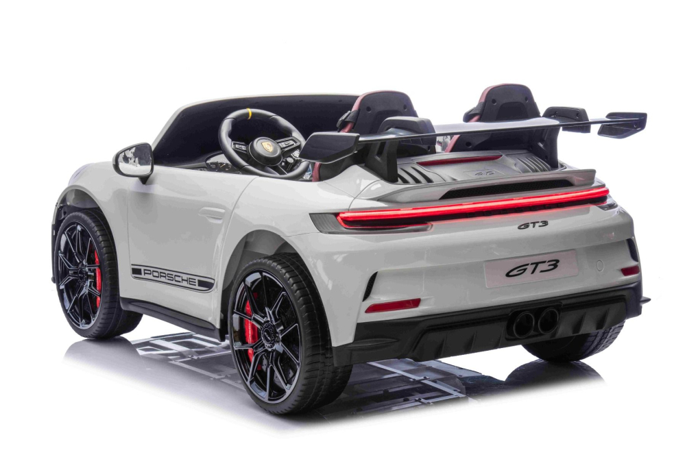 Masinuta electrica pentru 2 copii, Porsche 911 GT3 320W 24V 14Ah premium, culoare alba [7]