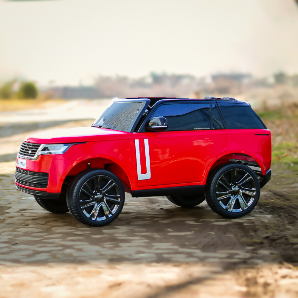 Masinuta electrica pentru 2 copii Range Rover 4x4 160W 12V 14Ah Premium, culoare rosie [7]