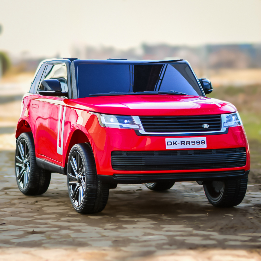 Masinuta electrica pentru 2 copii Range Rover 4x4 160W 12V 14Ah Premium, culoare rosie [2]