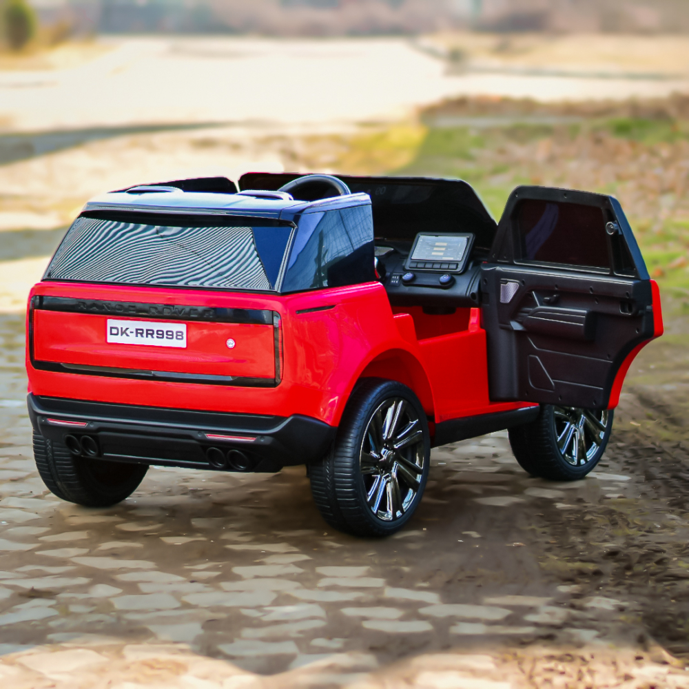 Masinuta electrica pentru 2 copii Range Rover 4x4 160W 12V 14Ah Premium, culoare rosie [13]