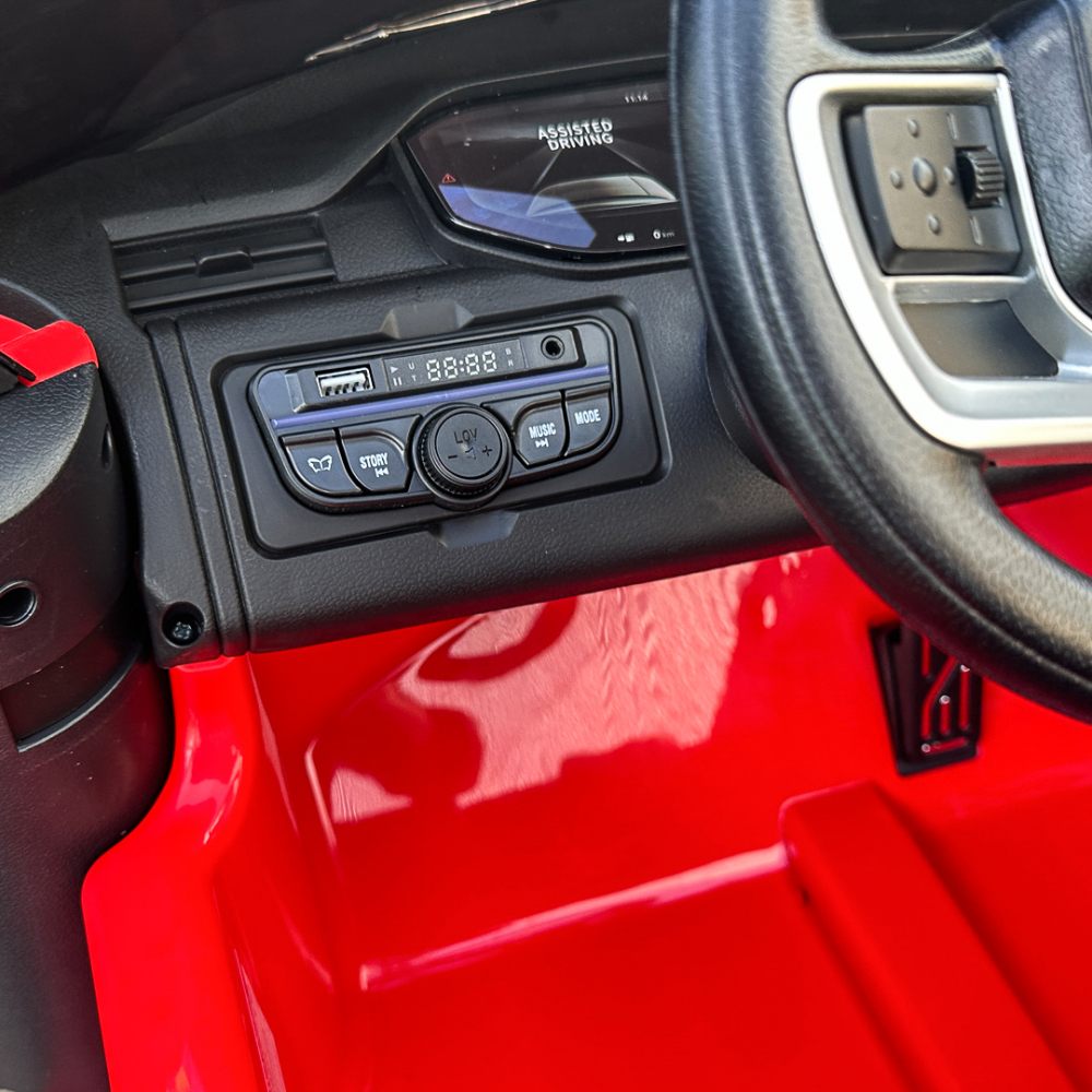 Masinuta electrica pentru 2 copii Range Rover 4x4 160W 12V 14Ah Premium, culoare rosie [20]