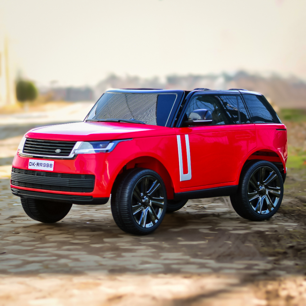Masinuta electrica pentru 2 copii Range Rover 4x4 160W 12V 14Ah Premium, culoare rosie [6]