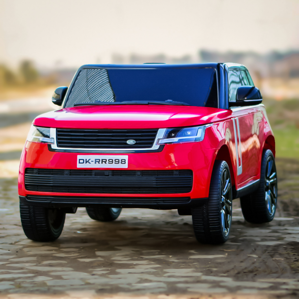 Masinuta electrica pentru 2 copii Range Rover 4x4 160W 12V 14Ah Premium, culoare rosie [5]