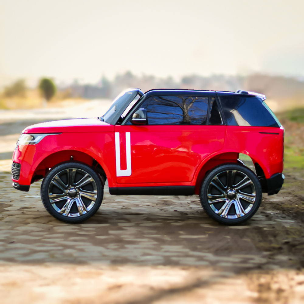 Masinuta electrica pentru 2 copii Range Rover 4x4 160W 12V 14Ah Premium, culoare rosie [8]