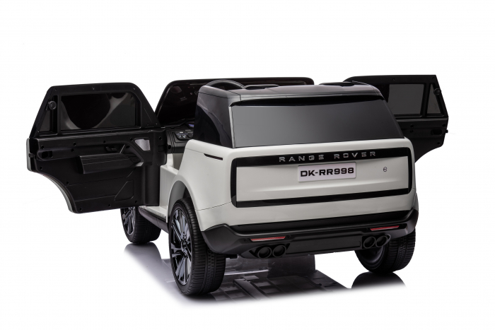 Masinuta electrica pentru 2 copii Range Rover 4x4 160W 12V 14Ah Premium, culoare alba [3]