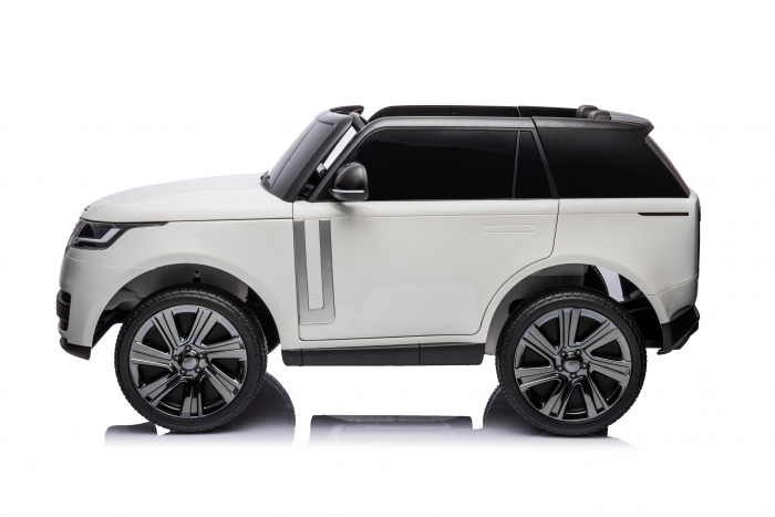 Masinuta electrica pentru 2 copii Range Rover 4x4 160W 12V 14Ah Premium, culoare alba [7]