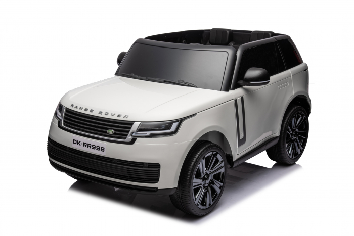 Masinuta electrica pentru 2 copii Range Rover 4x4 160W 12V 14Ah Premium, culoare alba [15]