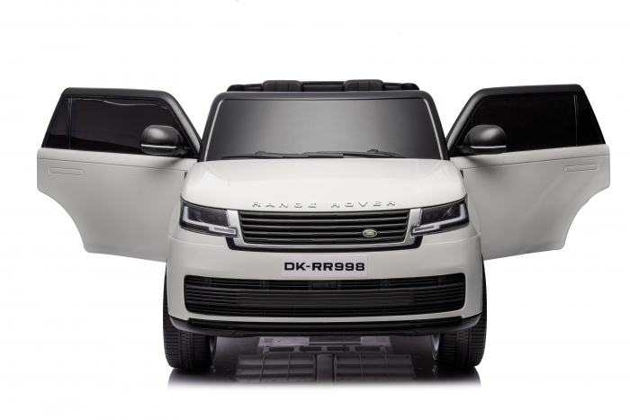 Masinuta electrica pentru 2 copii Range Rover 4x4 160W 12V 14Ah Premium, culoare alba [12]