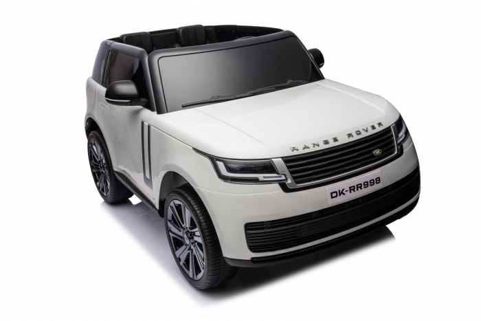 Masinuta electrica pentru 2 copii Range Rover 4x4 160W 12V 14Ah Premium, culoare alba [14]