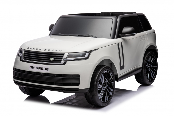 Masinuta electrica pentru 2 copii Range Rover 4x4 160W 12V 14Ah Premium, culoare alba [4]