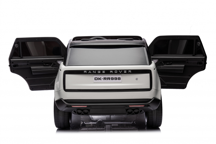 Masinuta electrica pentru 2 copii Range Rover 4x4 160W 12V 14Ah Premium, culoare alba [6]
