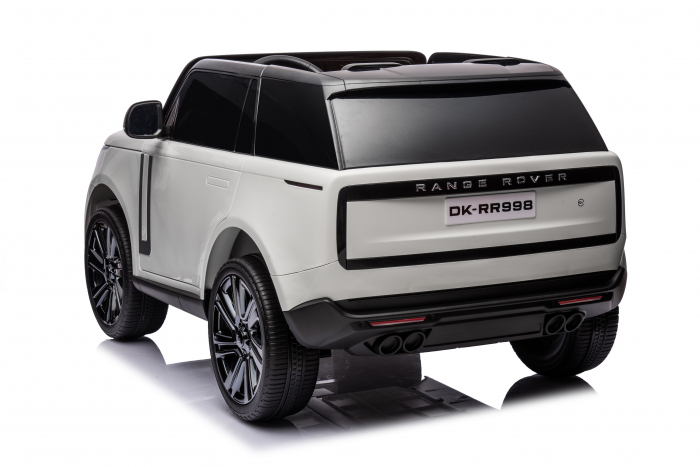 Masinuta electrica pentru 2 copii Range Rover 4x4 160W 12V 14Ah Premium, culoare alba [8]