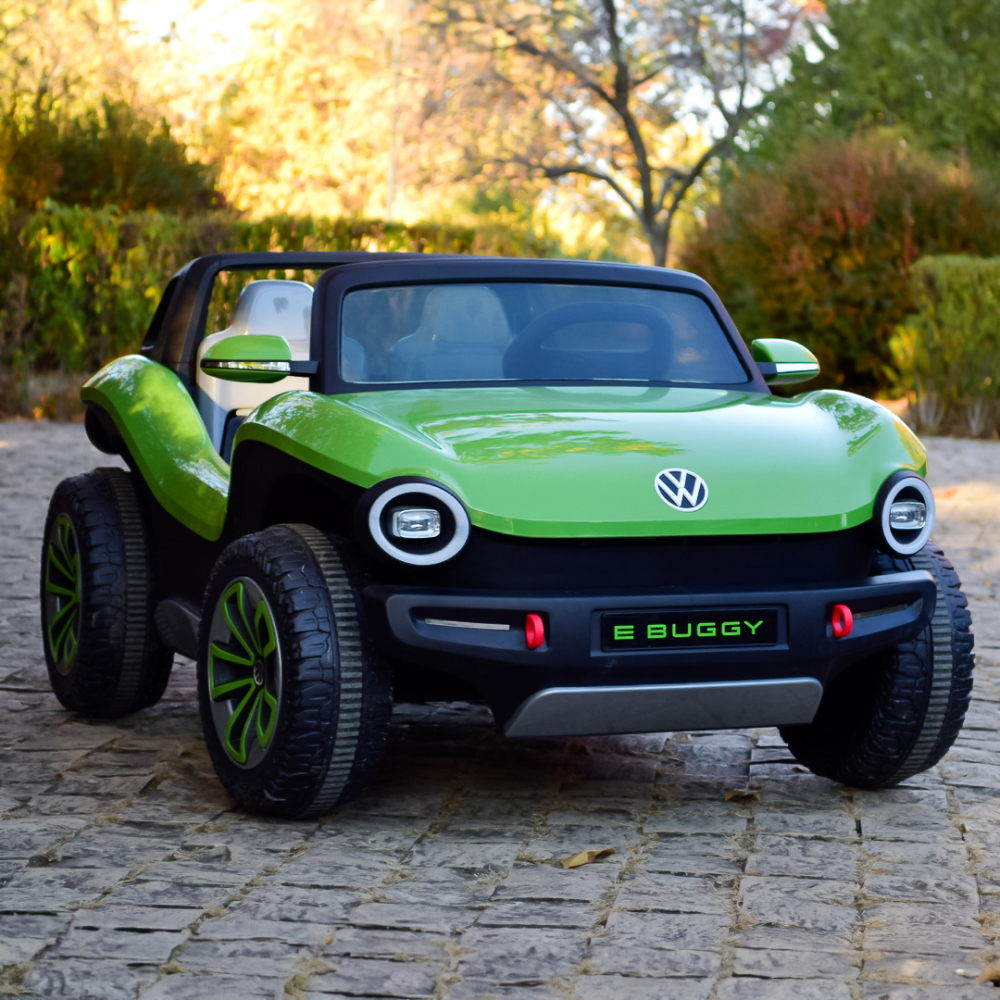Masinuta electrica pentru 2 copii VW ID Buggy 90W 12V, culoare verde [3]