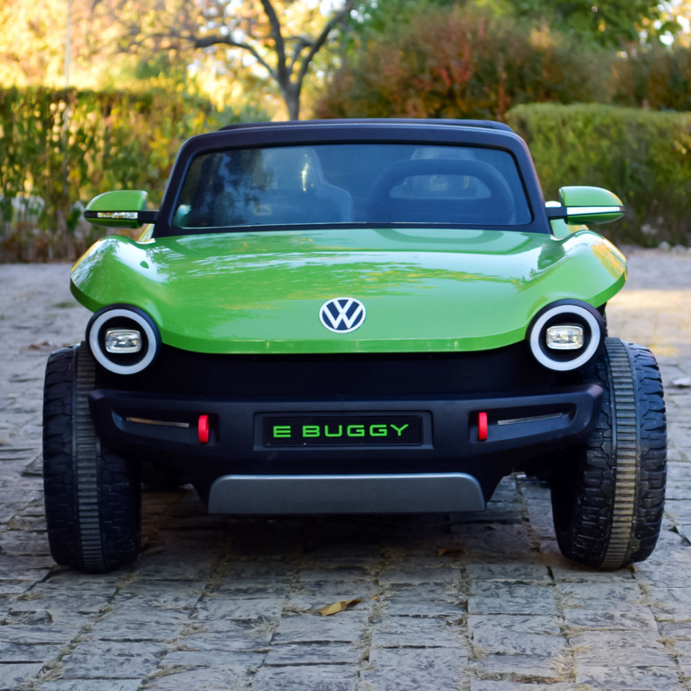 Masinuta electrica pentru 2 copii VW ID Buggy 90W 12V, culoare verde [4]