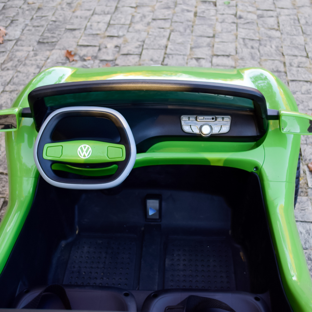 Masinuta electrica pentru 2 copii VW ID Buggy 90W 12V, culoare verde [8]