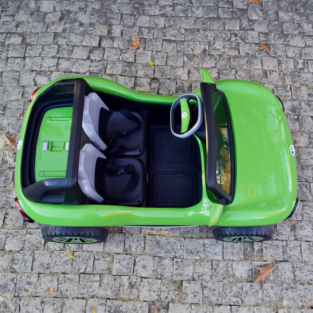 Masinuta electrica pentru 2 copii VW ID Buggy 90W 12V, culoare verde [7]