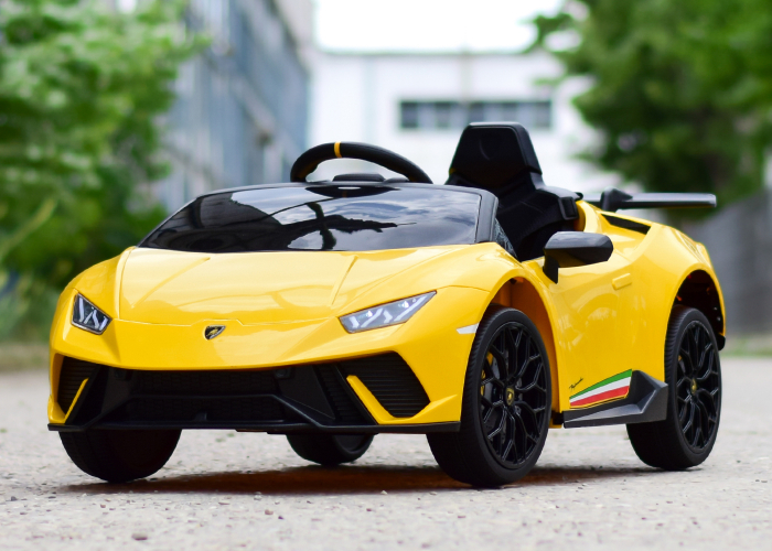 Masinuta electrica copii 2-5 ani Lamborghini Huracan 4x4, galbena [3]