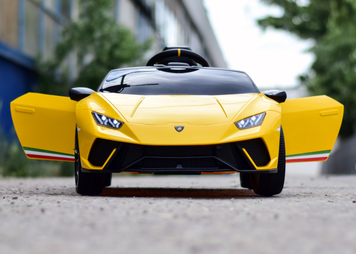 Masinuta electrica copii 2-5 ani Lamborghini Huracan 4x4, galbena [2]