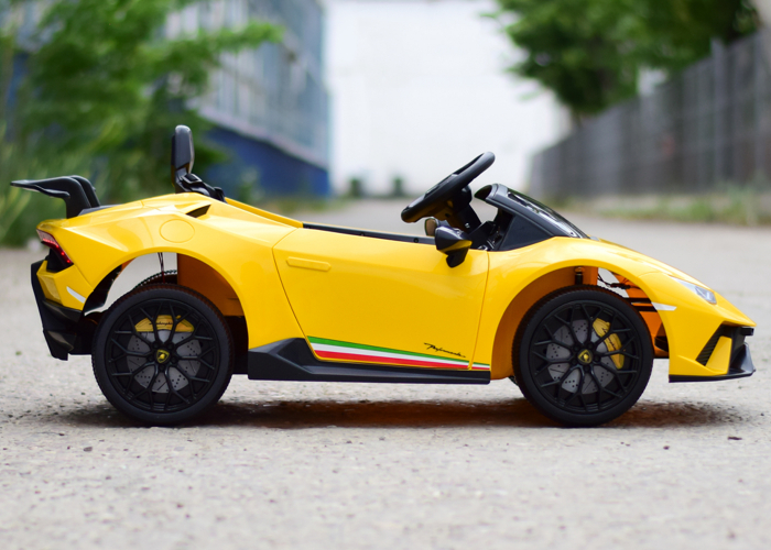 Masinuta electrica copii 2-5 ani Lamborghini Huracan 4x4, galbena [6]