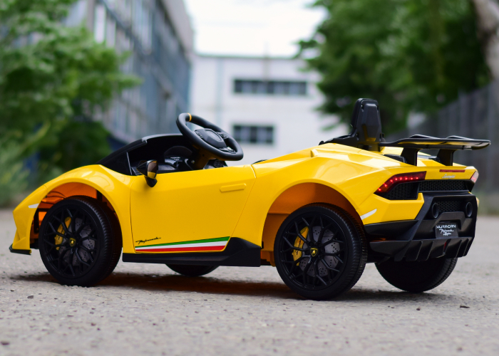 Masinuta electrica copii 2-5 ani Lamborghini Huracan 4x4, galbena [4]