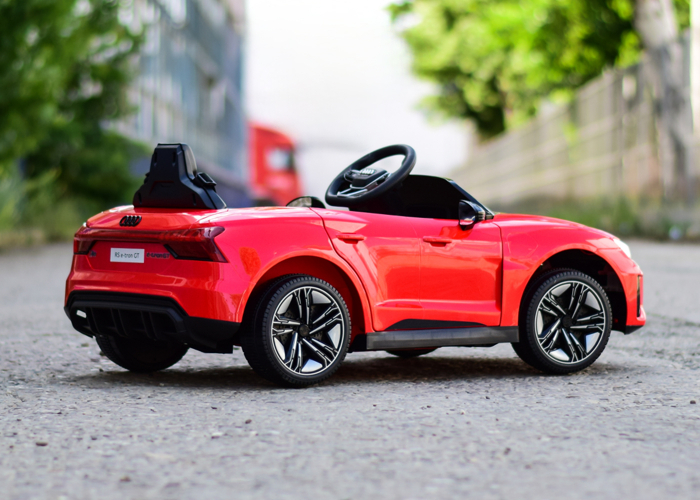 Masinuta electrica pentru copii Audi E-tron GT 60W 12V, culoare rosie [8]