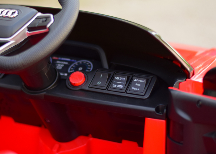 Masinuta electrica pentru copii Audi E-tron GT 60W 12V, culoare rosie [12]