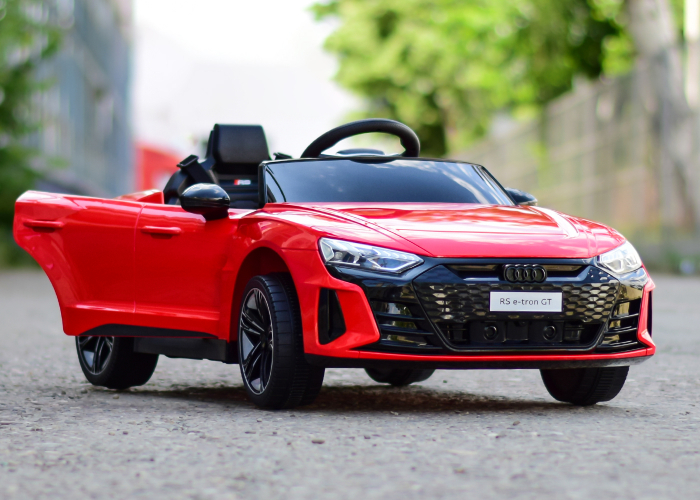 Masinuta electrica pentru copii Audi E-tron GT 60W 12V, culoare rosie [2]