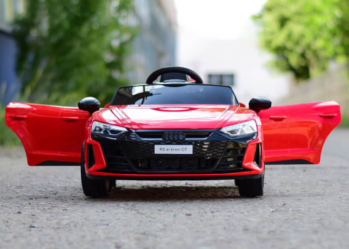 Masinuta electrica pentru copii Audi E-tron GT 60W 12V, culoare rosie [4]