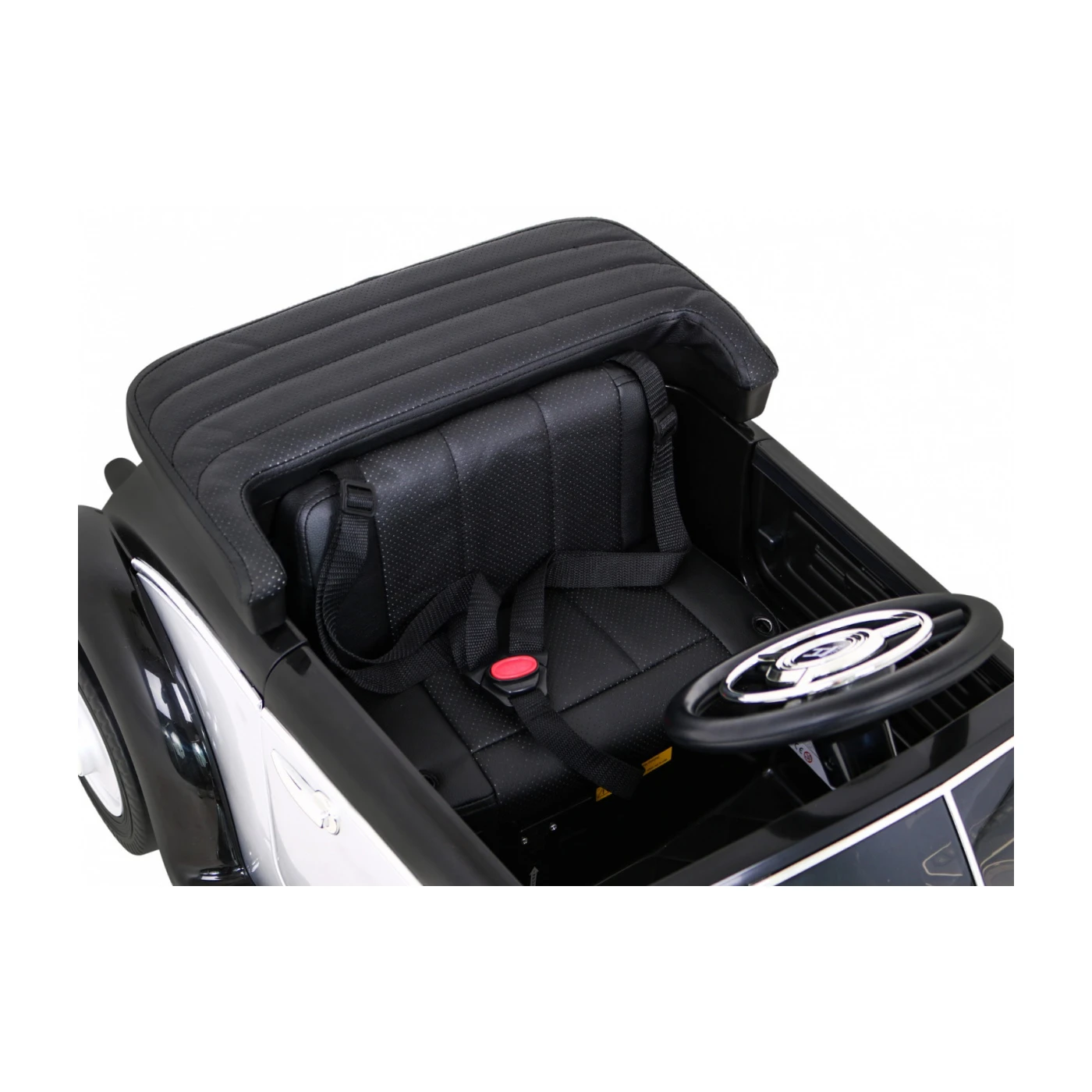 Masinuta electrica pentru copii Audi Horch 930V, putere 110W, echipare Premium, cu scaun pentru adult, negru cu argintiu [12]