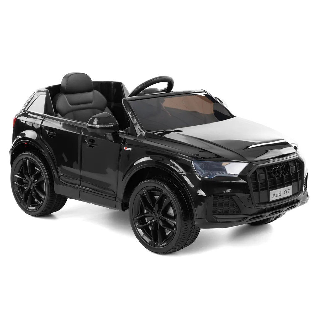 Masinuta electrica Audi Q7, pentru copii intre 2 si 6 ani, 90W, 12V 10Ah, echipare standard, neagra