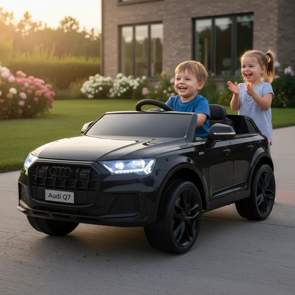 Masinuta electrica Audi Q7, neagra [2]
