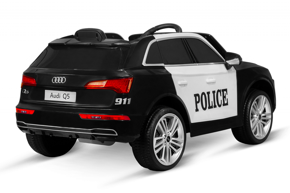 Masinuta electrica de politie Audi Q5 90W 12V 7Ah echipata PREMIUM #Police [5]