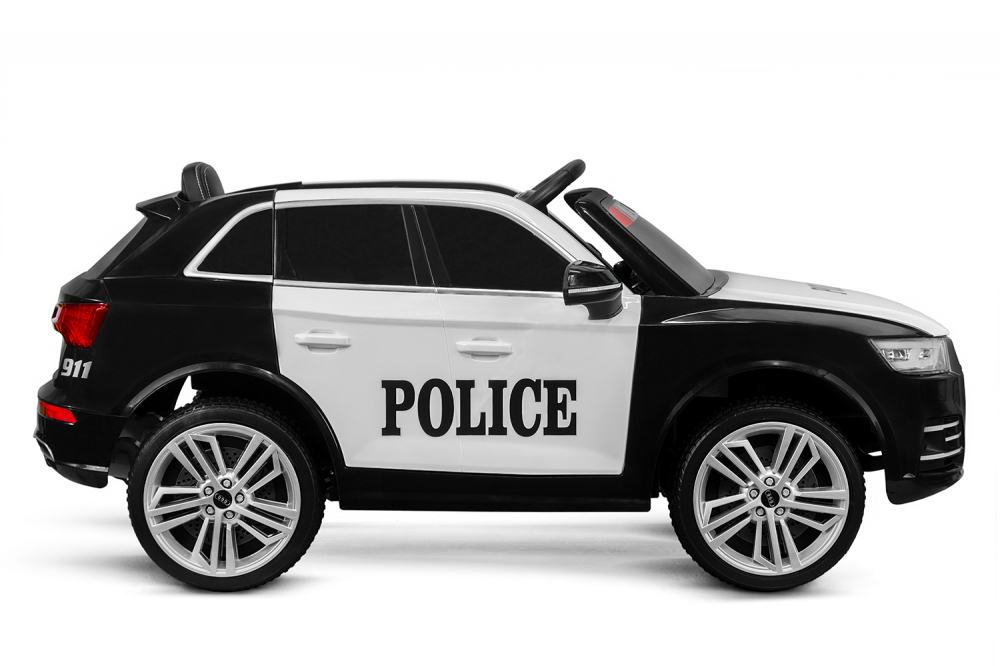 Masinuta electrica de politie Audi Q5 90W 12V 7Ah echipata PREMIUM #Police [4]