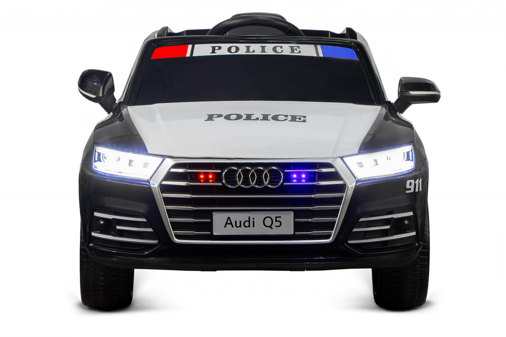 Masinuta electrica de politie Audi Q5 90W 12V 7Ah echipata PREMIUM #Police [3]
