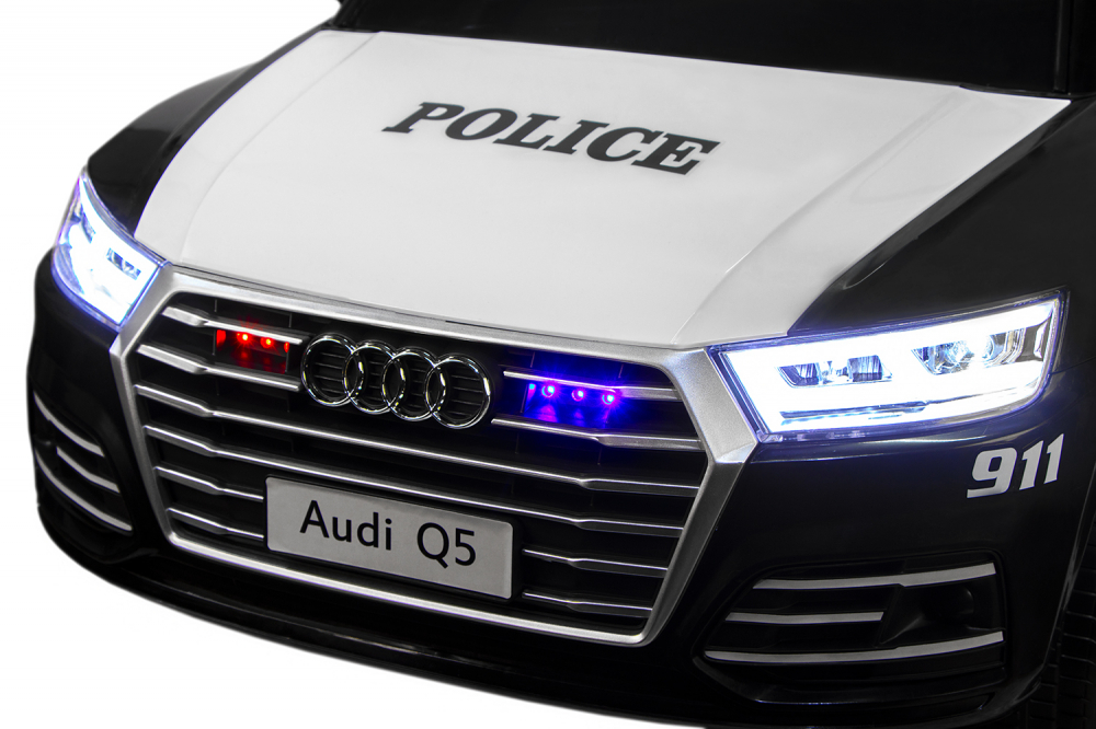Masinuta electrica de politie Audi Q5 90W 12V 7Ah echipata PREMIUM #Police [7]