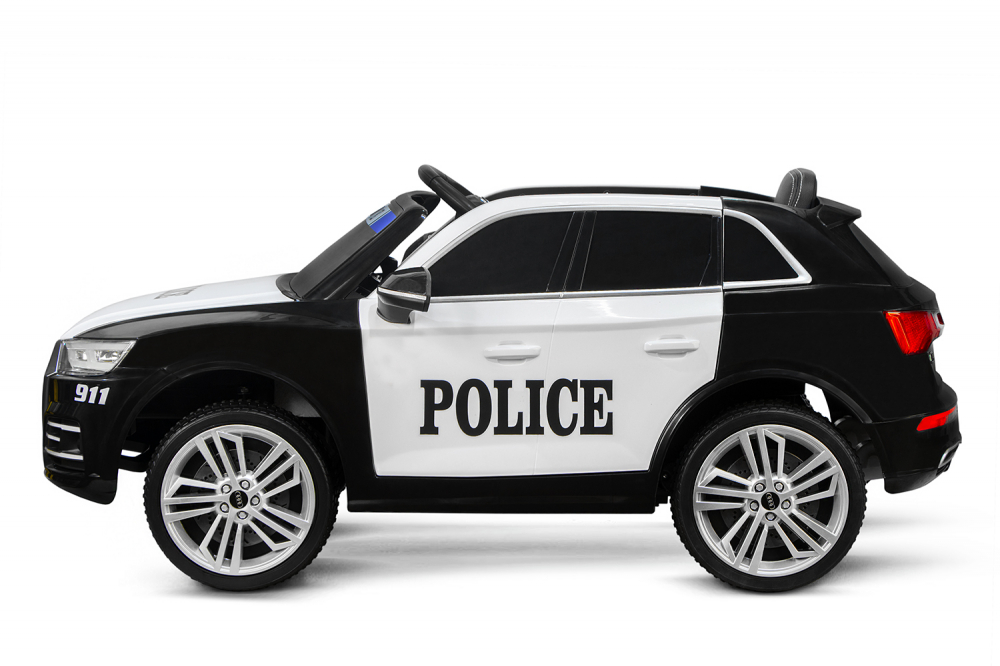 Masinuta electrica de politie Audi Q5 90W 12V 7Ah echipata PREMIUM #Police [2]