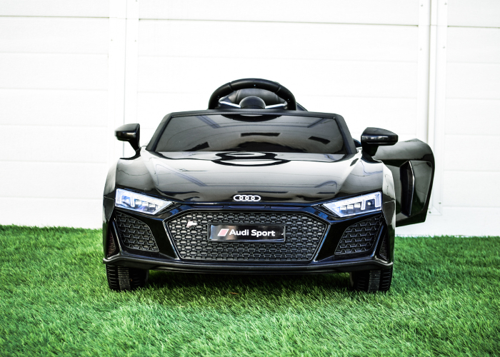 Masinuta electrica pentru copii Audi R8 Spyder 70W 12V, Bluetooth, culoare negru [4]