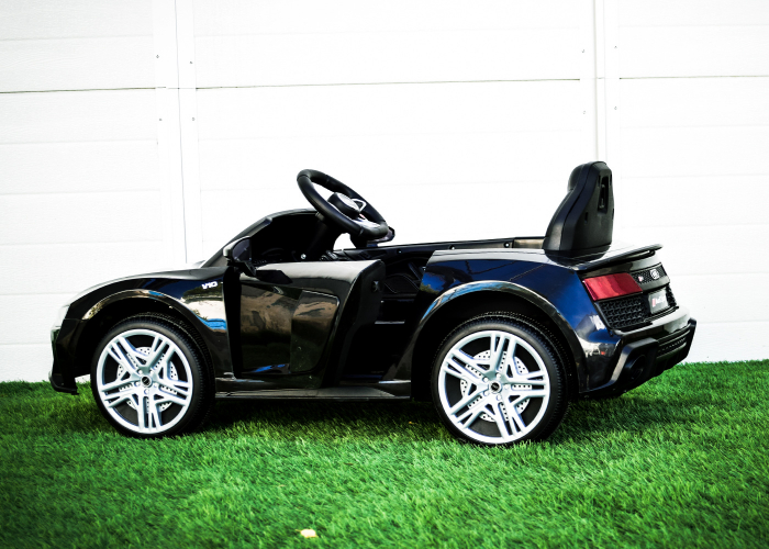 Masinuta electrica pentru copii Audi R8 Spyder 70W 12V, Bluetooth, culoare negru [7]