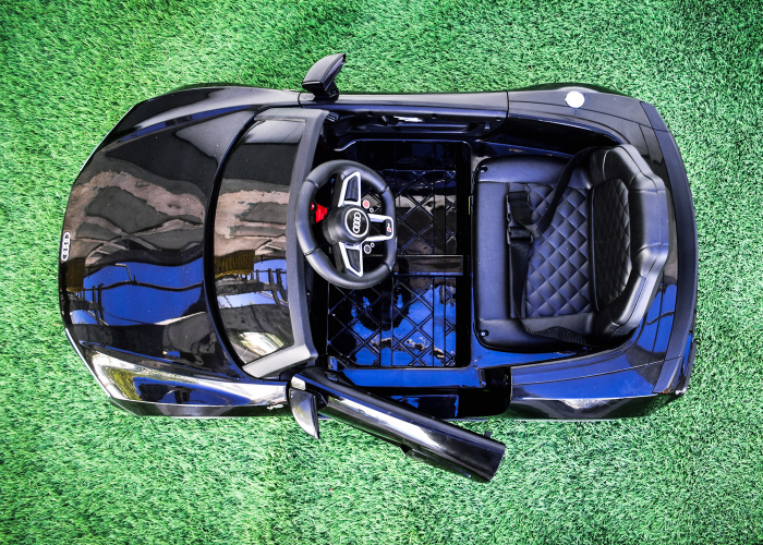 Masinuta electrica pentru copii Audi R8 Spyder 70W 12V, Bluetooth, culoare negru [11]