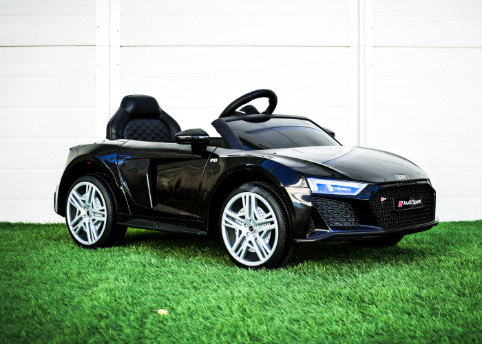 Masinuta electrica pentru copii Audi R8 Spyder 70W 12V, Bluetooth, culoare negru [6]