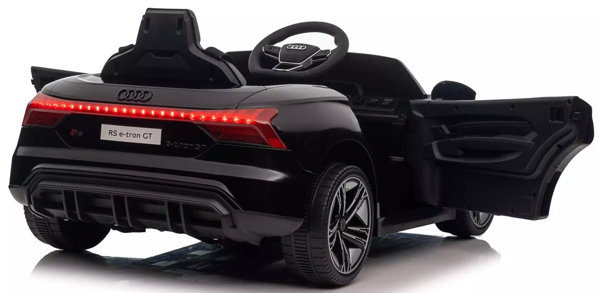 Masinuta electrica pentru copii Audi E-tron GT 60W 12V, culoare negru [19]