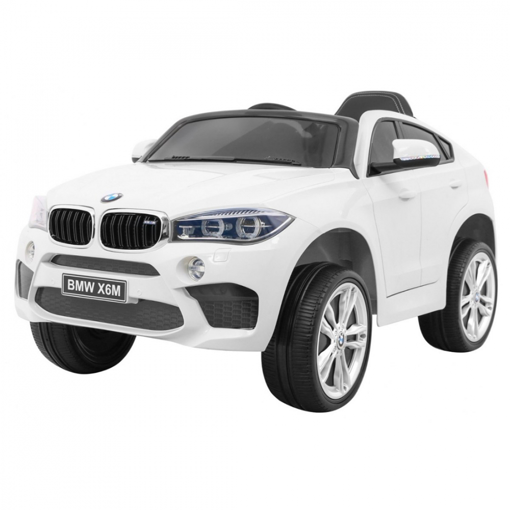 BMW X6M alb, o masinuta electrica destinata copiilor intre 2 si 6 ani [20]