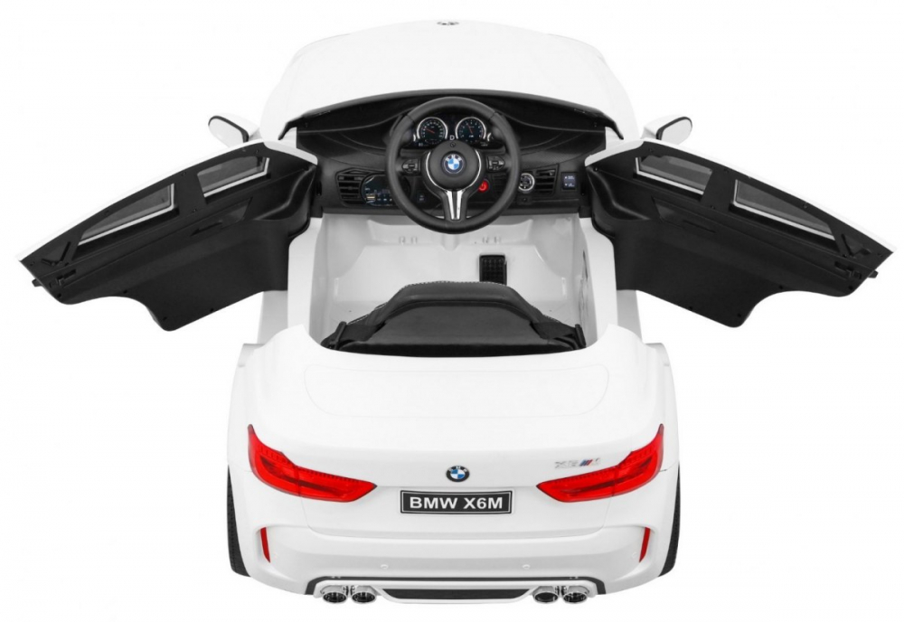 BMW X6M alb, o masinuta electrica destinata copiilor intre 2 si 6 ani [14]