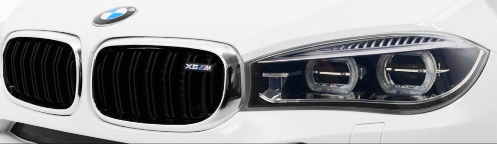 BMW X6M alb, o masinuta electrica destinata copiilor intre 2 si 6 ani [17]