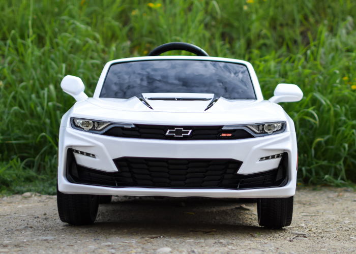 Masinuta electrica pentru copii Chevrolet Camaro 2SS 90W 12V PREMIUM #Alb [2]