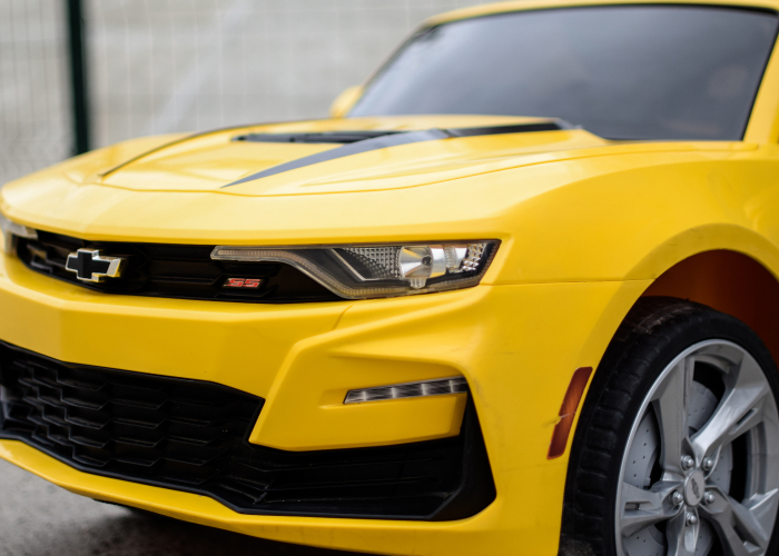 Masinuta electrica pentru copii Chevrolet Camaro 2SS 90W 12V PREMIUM #Galben [12]