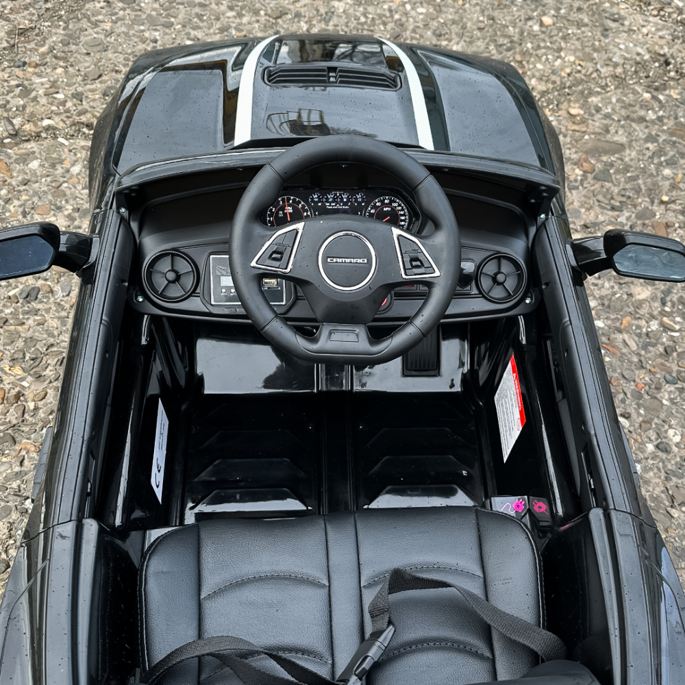 Masinuta electrica pentru copii Chevrolet Camaro 2SS 90W 12V PREMIUM #Negru [18]
