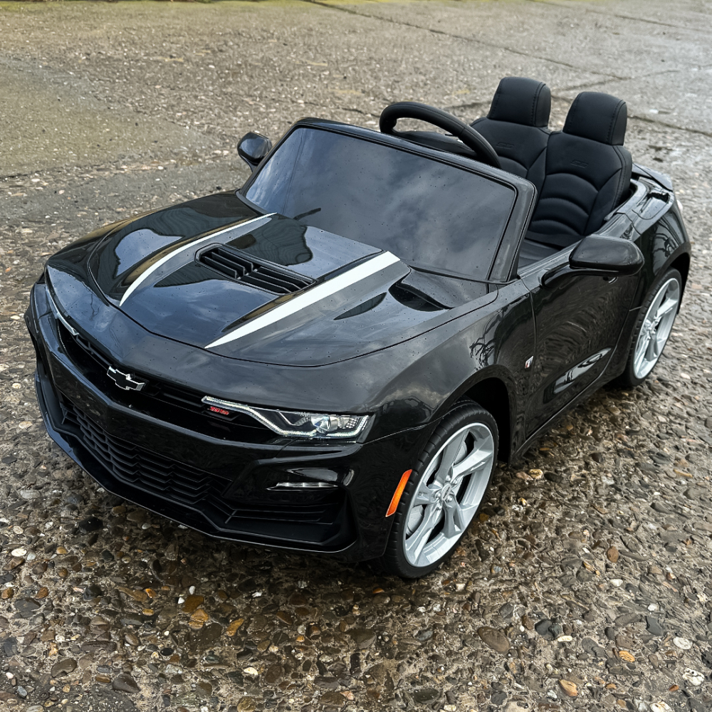 Masinuta electrica pentru copii Chevrolet Camaro 2SS 90W 12V PREMIUM #Negru [13]